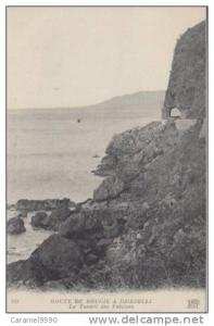 Bougie    Route de Bougie a DJIDJELLI   Le tunnel des Falaises           scan 3004