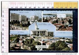 V39831 ALGERIA DJIDJELLI PORT NOUVEAUX IMMEUBLES BASILICA CHIESE PANORAMA EDIFICI ABITAZIONI CASE