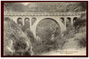 Cpa  Algérie de  Bougie à Djidjelli  pont de Mansouriah   RAM6