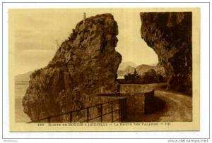 CPA / ALGERIE /  ROUTE DE BOUGIE A  DJIDJELLI