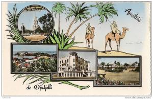 Carte postale Tunisie Djidjelli 1959