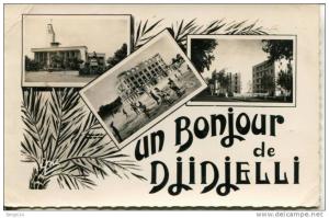 CPSM UNB BONJOUR DE DJIDJELLI-3 VUES