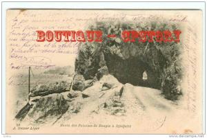 BOUGIE - Cliché 1900 Geiser n° 29 - Route des Falaises de Bougie à Djidjelli - Dos Scané