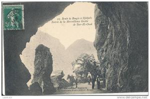 D D331 /  CPA -ALGERIE-   - ROUTE DE BOUGIE - DJIDJELLI - ENTREE  DE LA MERVEILLEUSE GROTTE-