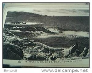 postcard unused algeria bougie route de a djidjelli