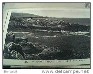 postcard unused algeria bougie route de a djidjelli