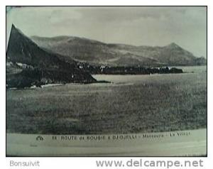 postcard unused route de bougie a djidjelli mansouria le village