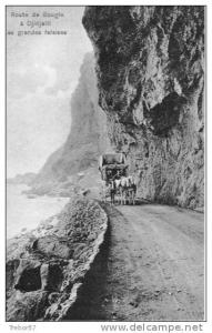 BOUGIE - Route de Bougie à Djidjelli - Les grandes falaises