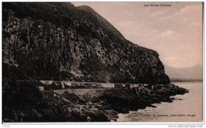 Route de Bougie à Djidjelli. Les Petites Falaises