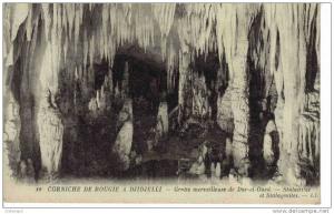 Algérie N°40 Corniche de Bougie à Djidjelli Grotte merveilleuse de Dar el Oued Stalactites non voyagé