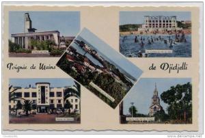 ALGERIE Poignée de Mains de DJIDJELLI . 9x14 dentelée , glaçée  .  Fantaisie