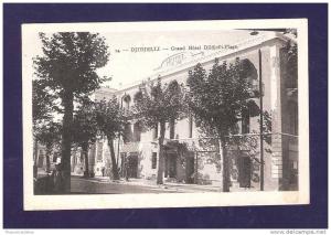 CPA ALGERIE ALGERIA DJIDJELLI GRAND HOTEL DJIDJELLI PLAGE MORE CHEAP ALGERIA LISTED