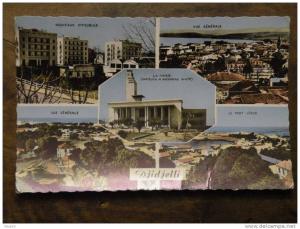 Carte Postale  Ancienne  DJIDJELLI  souvenir en 5 vues