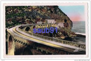 Route de Djidjelli  à Bougie -- Pont de Dar-el-Oued  de la Grotte merveilleuse-  CAP,n°32 -Circulé  en 1954 -Réf9112