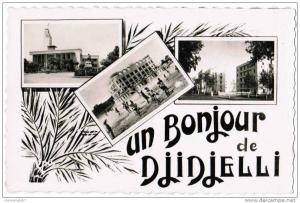 CPSM ALGERIE - DJIDJELLI - Un Bonjour de Djidjelli