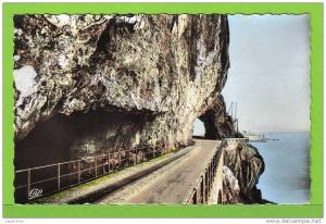 CORNICHE DE DJIDJELLI A BOUGIE - LE PONT DES GRANDES FALAISES - Carte écrite en 1962
