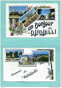 Algérie - Djidjelli - 2 cartes  un bonjour et souvenir