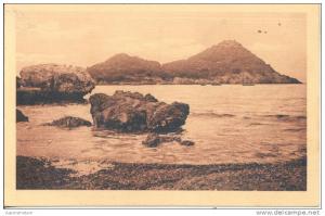 ARGELIA, ALGER. CORNICHE BOUGIE A DJIDJELLI. BAIE DE MANSOURIAH CPA RARE CIRCA 1935 NON CIRCULEE TBE TOP CARTE CUAC