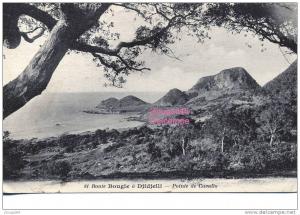 DJIDJELLI - 81. Route Bougie - Pointe de Cavallo - Timbre et cachet de surtaxe belge de 30 ct - 08/04/1924