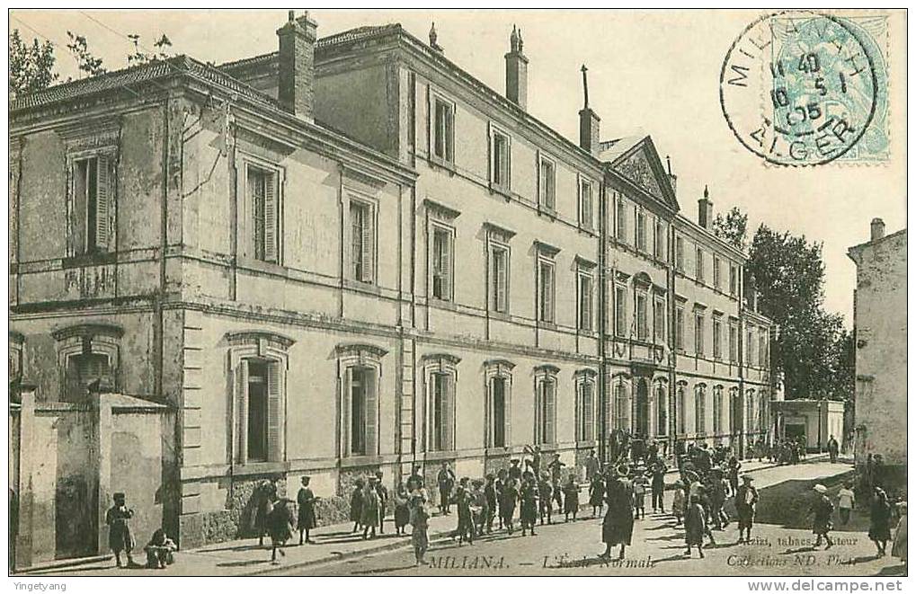 ALGERIE.MILIANA.L´ECOLE NORMALE