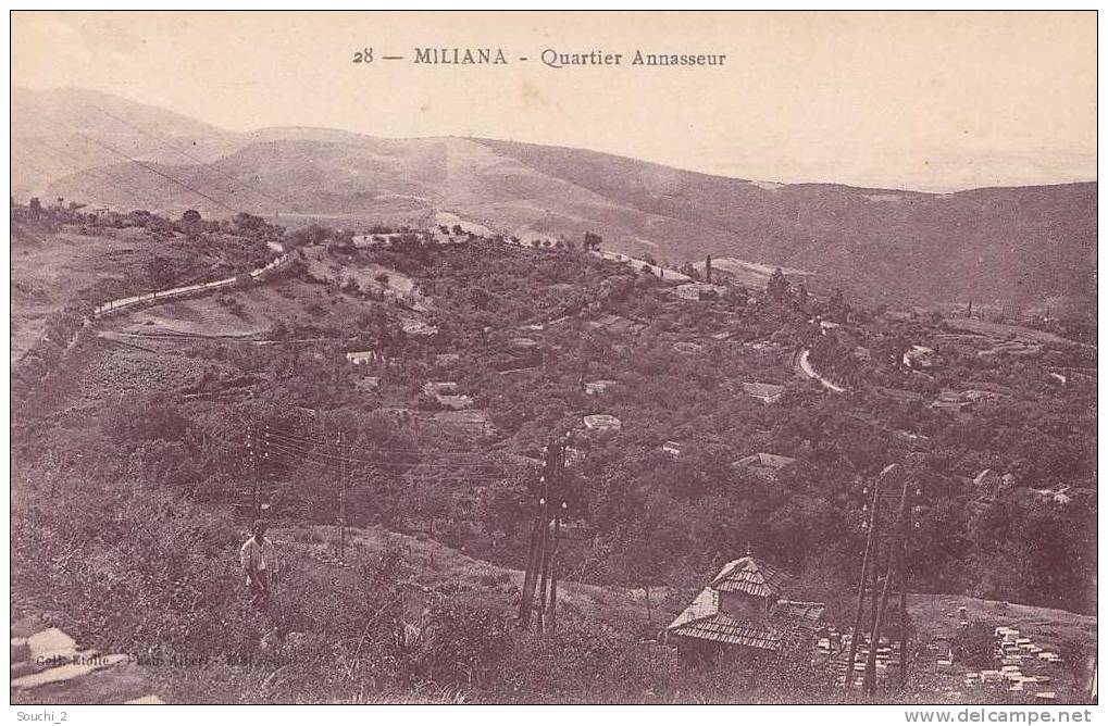 Miliana.- (Algérie)   Quartier Annasseur