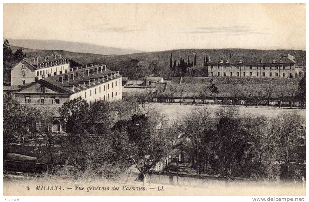 MILIANA    Algérie   vue generales des Casernes