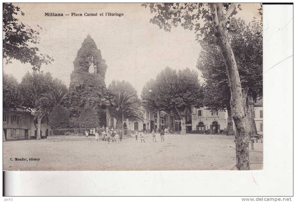 MILIANA place  Carnot et l´Horloge