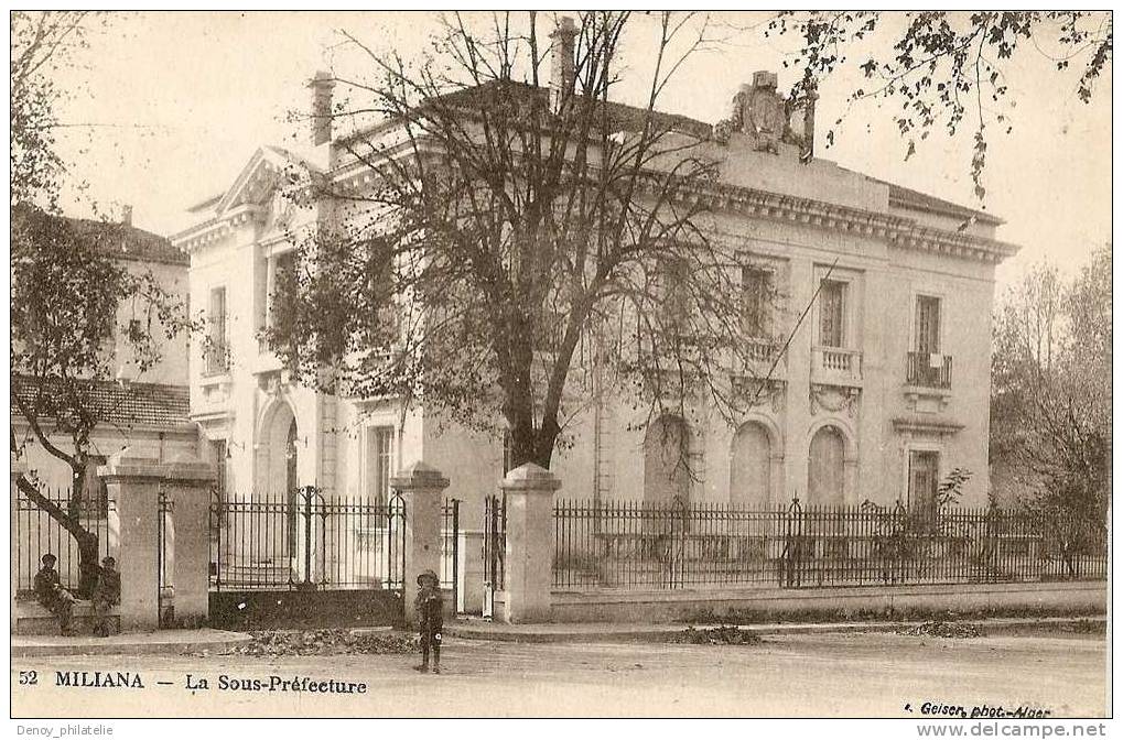 ALGERIE / MILIANA / LA SOUS PREFECTURE