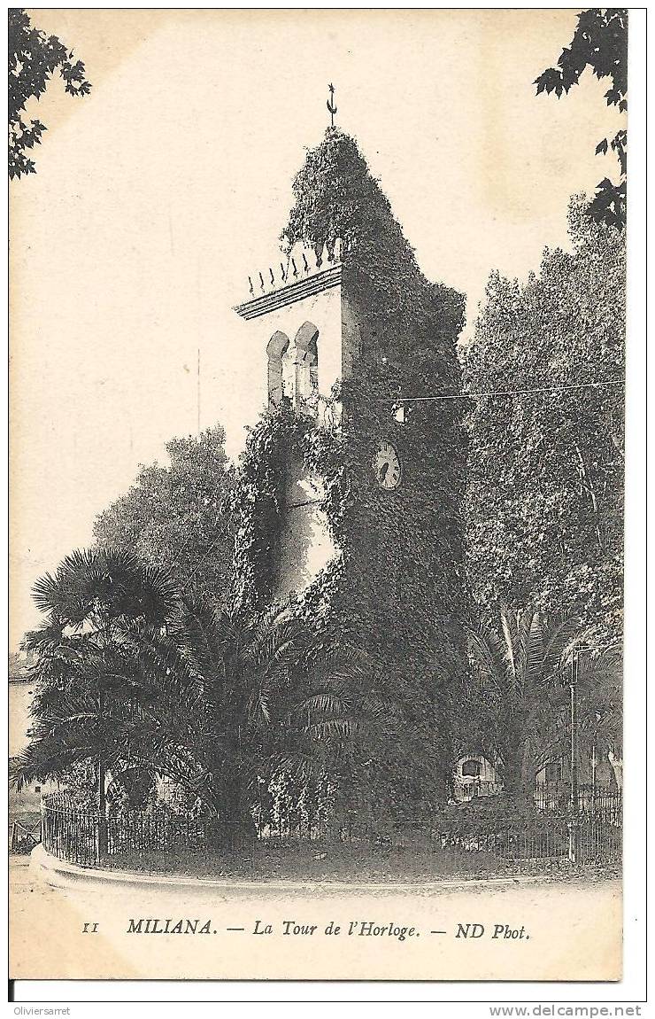 algérie miliana la tour de l'horloge