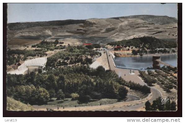 ALGERIE......MILIANA....L E BARRAGE DE MILIANA..CPSM..... ECRITE....‹(•¿•)›.