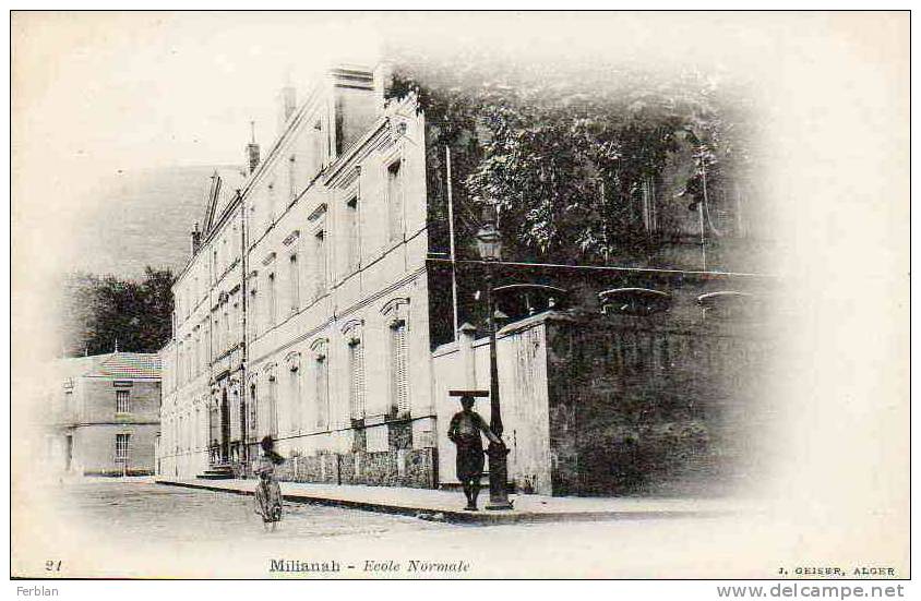 AFRIQUE. ALGERIE. MILIANA. Vue sur L'Ecole Normale.