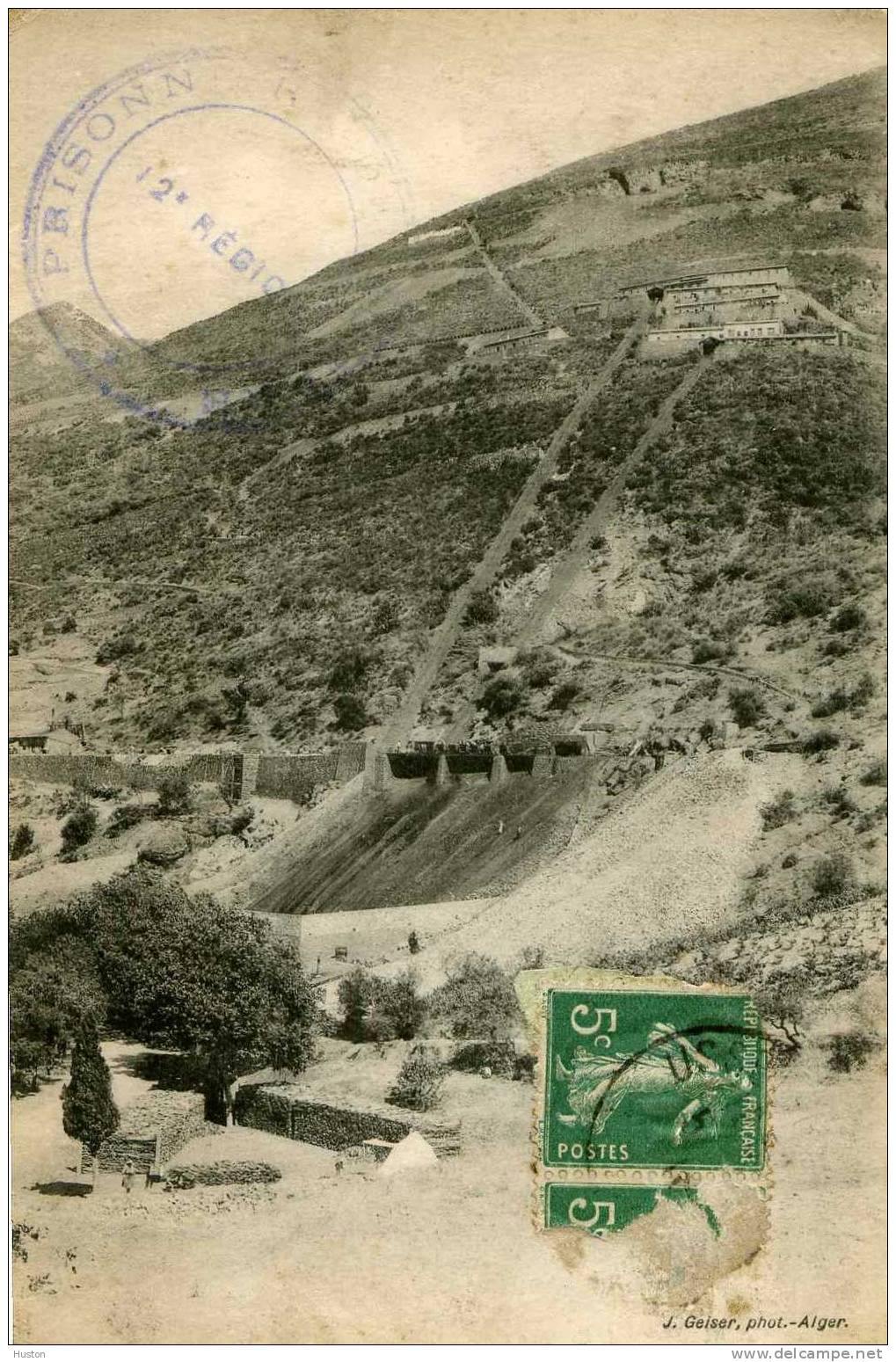 MILIANA  - ALGERIE - Exploitation des mines du Zaccar