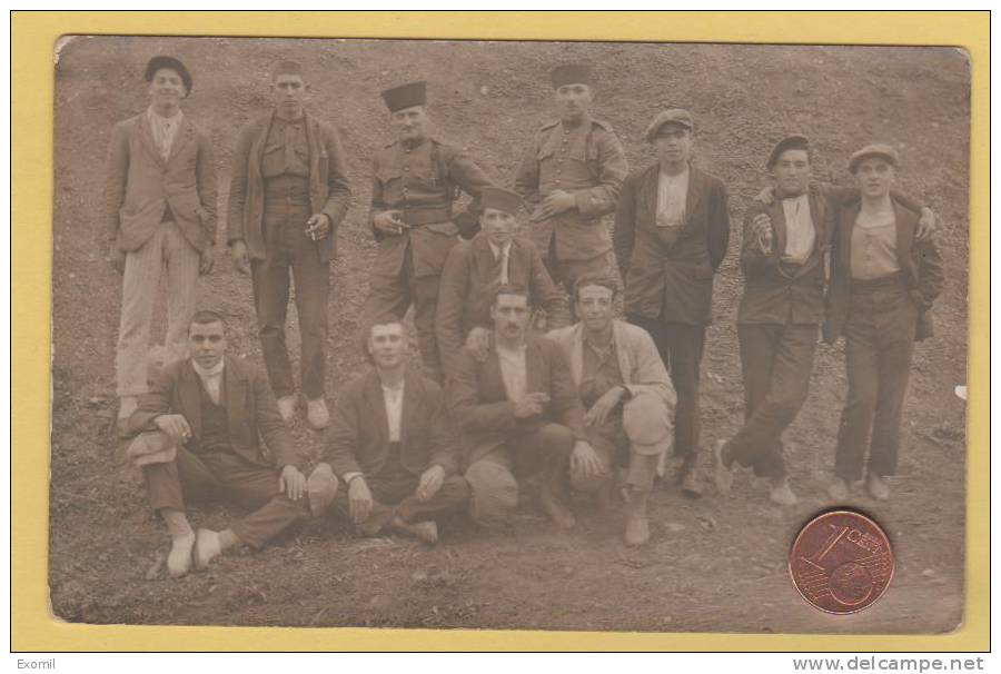 ALGERIE MILIANA 9 ème régiment  de tirailleurs algeriens ? CARTE PHOTO VOIR LES AUTRES CP EN VENTE