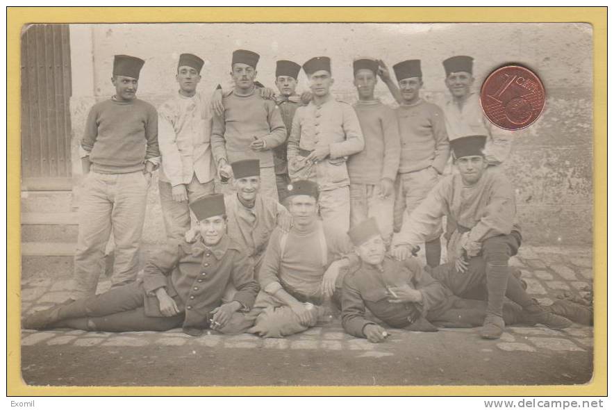 ALGERIE MILIANA 9 ème régiment  de tirailleurs algeriens ? CARTE PHOTO VOIR LES AUTRES CP EN VENTE