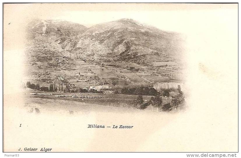 Miliana - Le zaccar