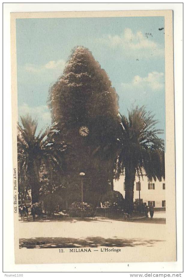 carte de miliana l' horloge