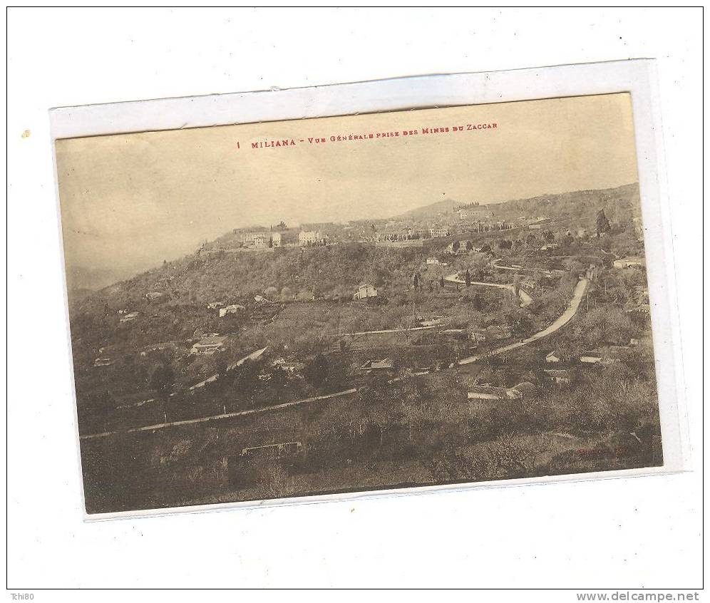 MILIANA_Vue gle prise des mines du Zaccar