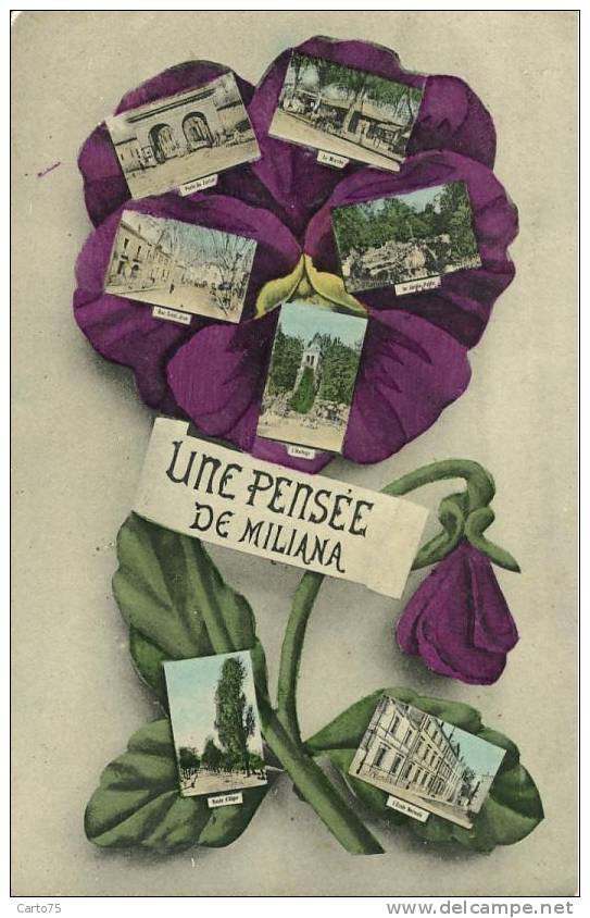 ALGERIE - MILIANA - Une Pensée de ... - Fantaisie