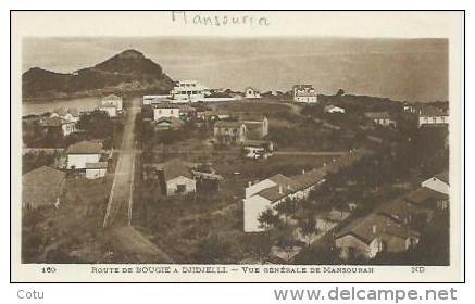Route de Bougie à Djidjelli - Vue générale de Mansouriah -