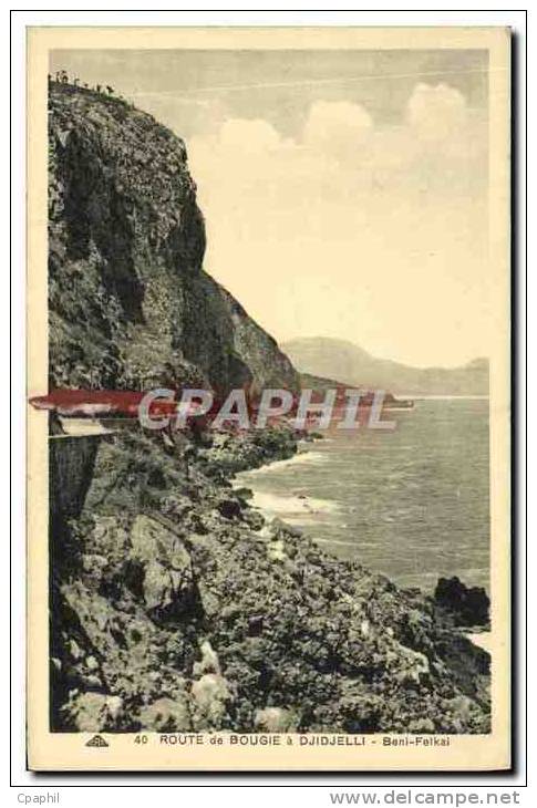 CPA Route de Bougie Djidjelli Beni Felkai