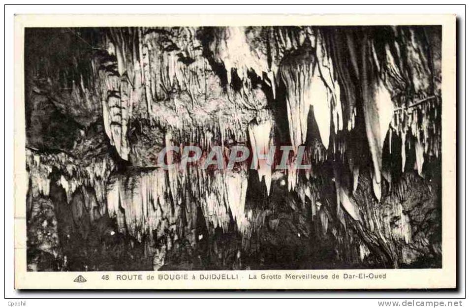 CPA Route de Bougie a Djidjelli La Grotte Merveilleuse de Dar el