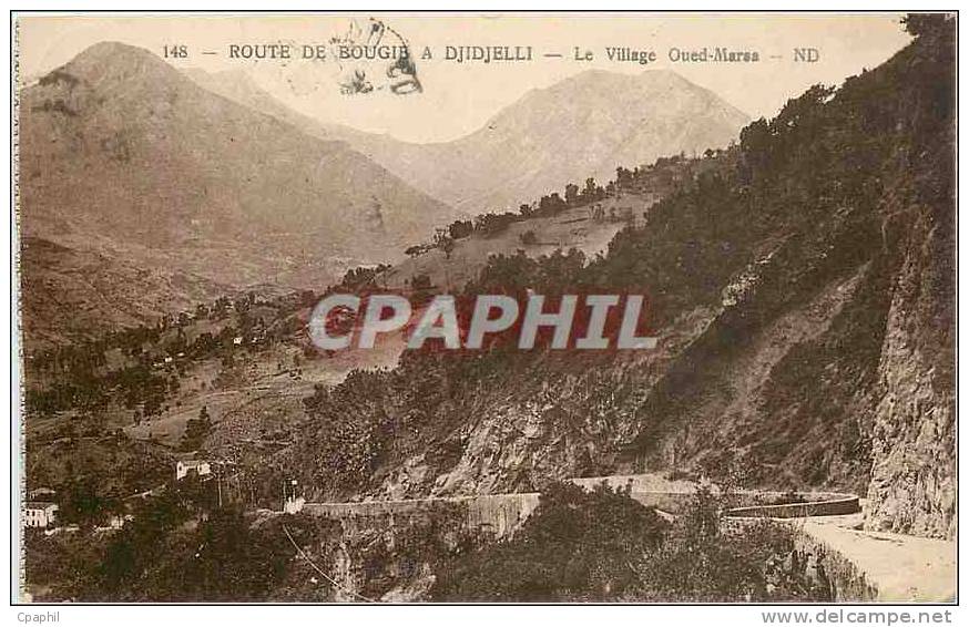CPA Route de Bougie a Djidjelli Le Village Oued Marsa