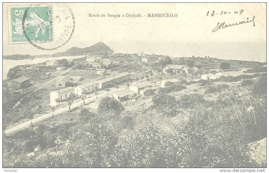 ALGERIE.  ROUTE DE BOUGIE A DJIDJELLI.  MANSOURIAH.  1909.