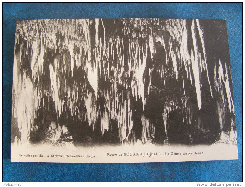 CP...ROUTE DE BOUGIE-DJIDJELLI..LA GROTTE MERVEILLEUSE..NON ECRITE