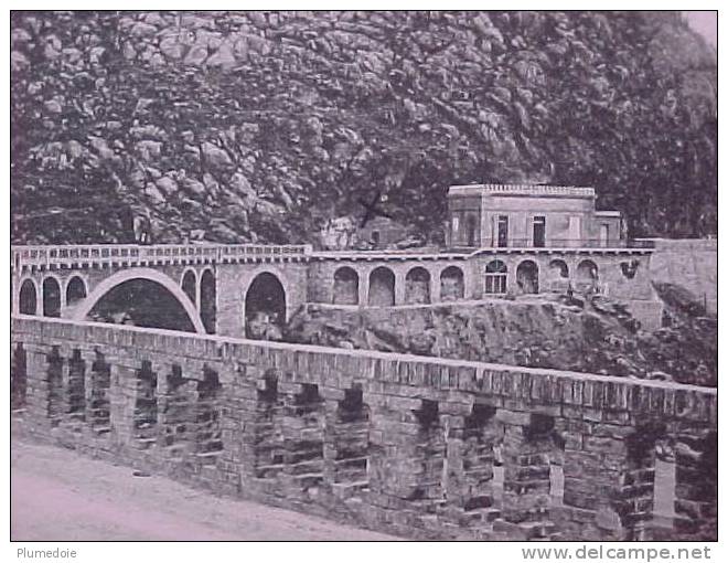 cpa ALGERIE  ROUTE DE BOUGIE à DJIDJELLI , GROTTE DAR EL OUED Entrée Pont   voir détails  ** Achat Direct **