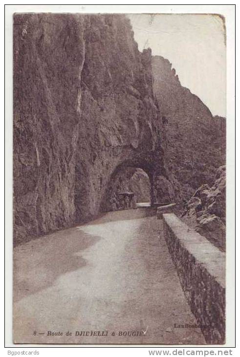 Route de Bougie a Djidjelli