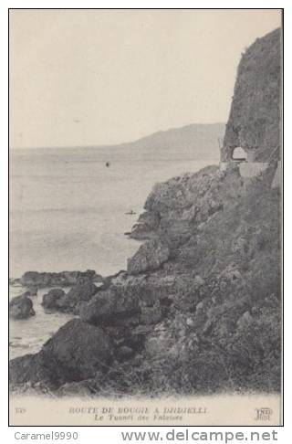 Bougie    Route de Bougie a DJIDJELLI   Le tunnel des Falaises           scan 3004