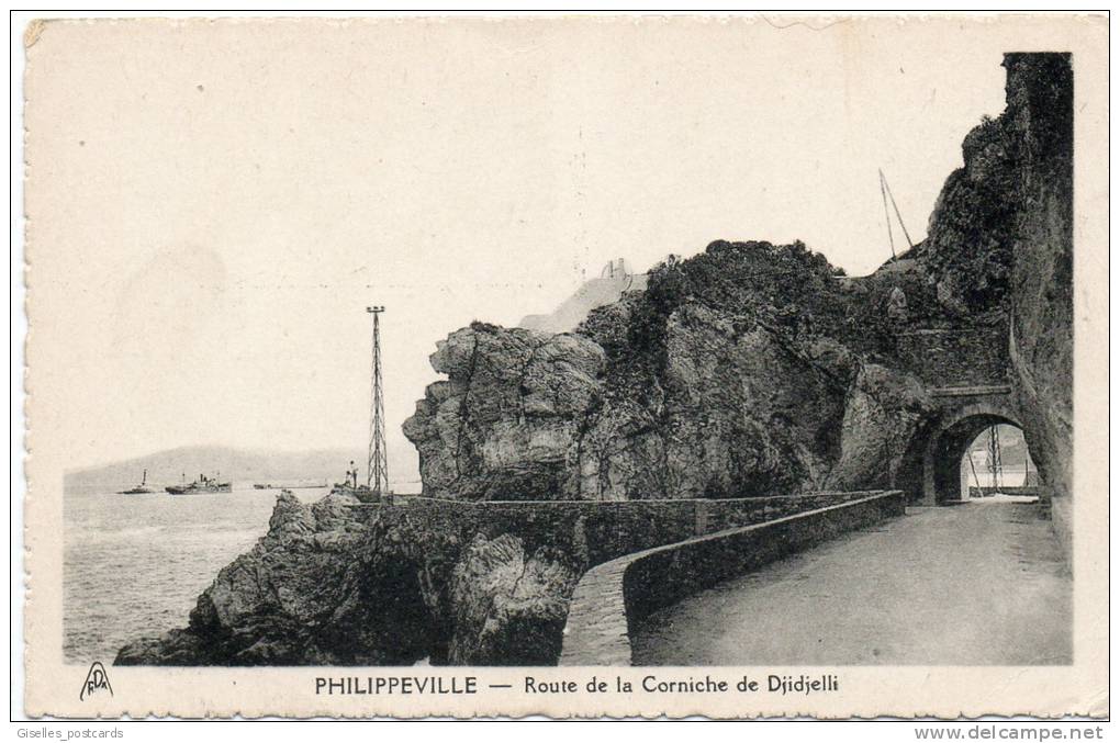 Philippeville - Route de la Corniche de Djidjelli