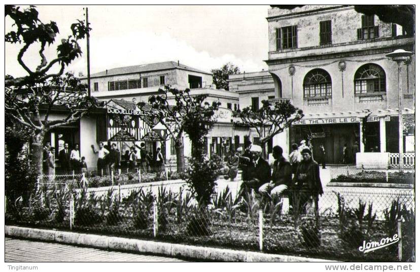 CPSM-DJIDJELLI-PLACE GEORGES CLEMENCEAU