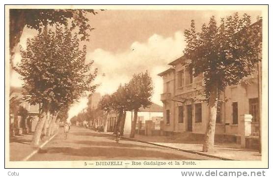 DJIDJELLI -  Rue Gadaigne et la Poste